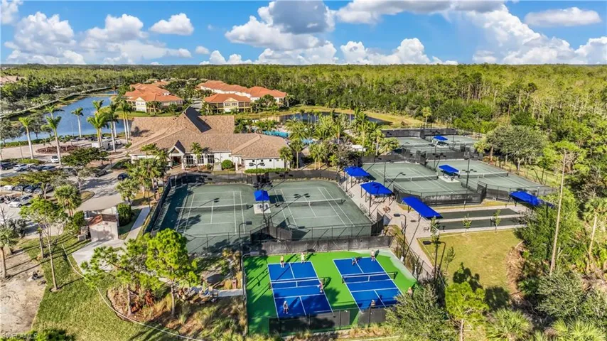 Drone / aerial view of amenities