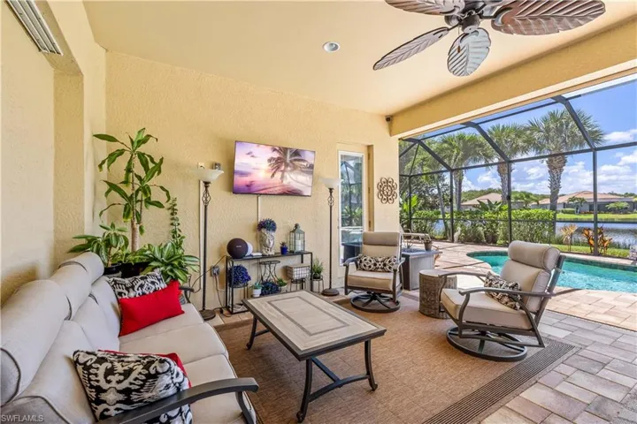 Large undercover patio area