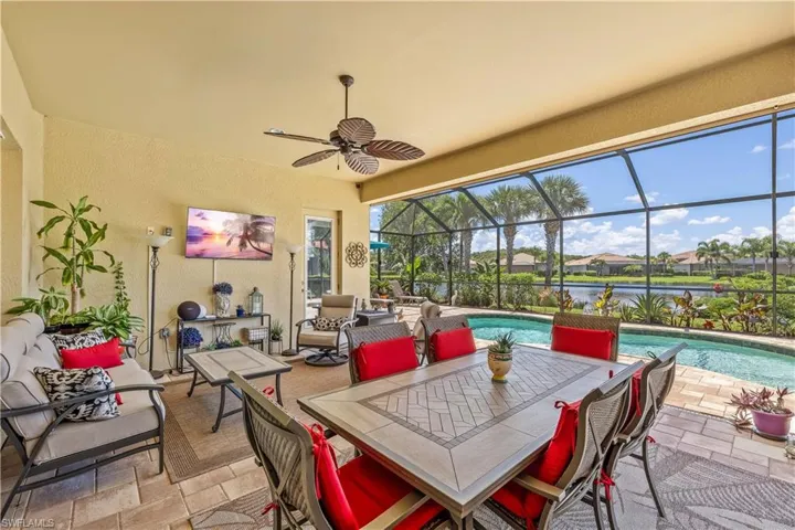 Large undercover patio area