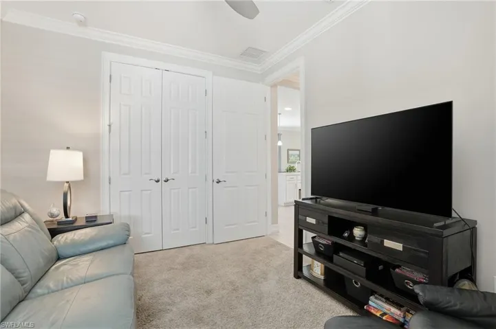 3rd bedroom (has closet)