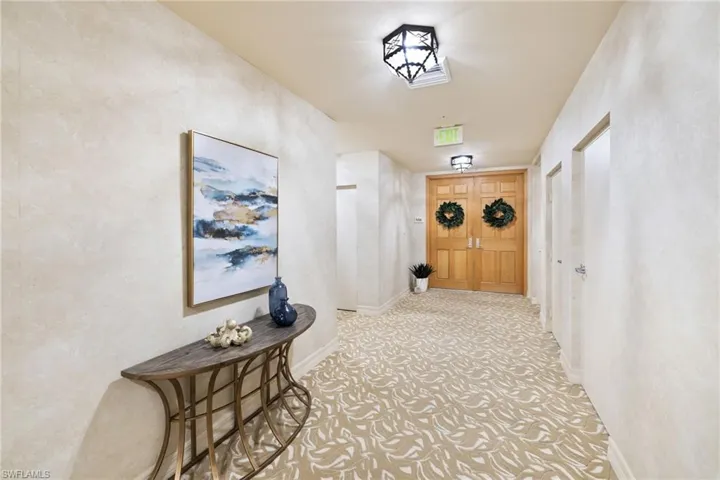 Hallway entrance! Only two condos per floor!