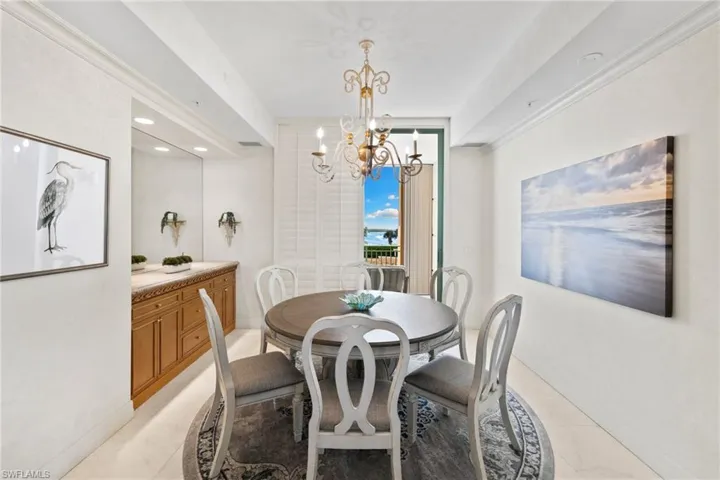 More formal dining with a view and Mixology station!