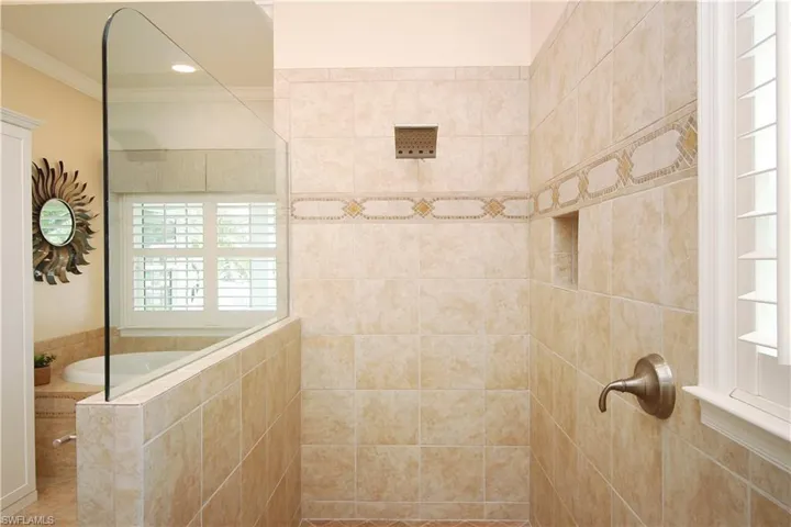 Spacious Walk-in Shower