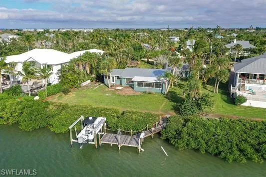 View from above of property featuring a large body of water
