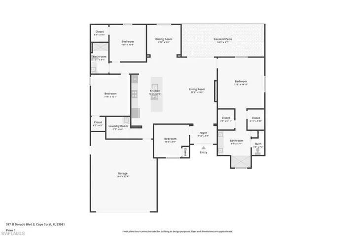 View of room layout