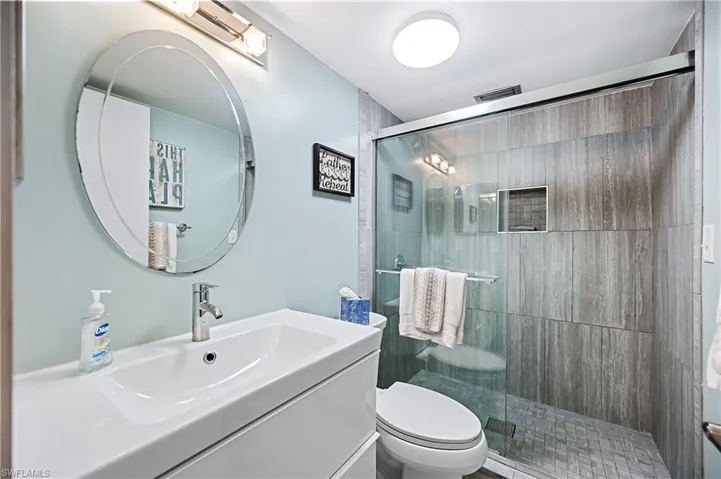 2nd Bathroom with walk-in  shower