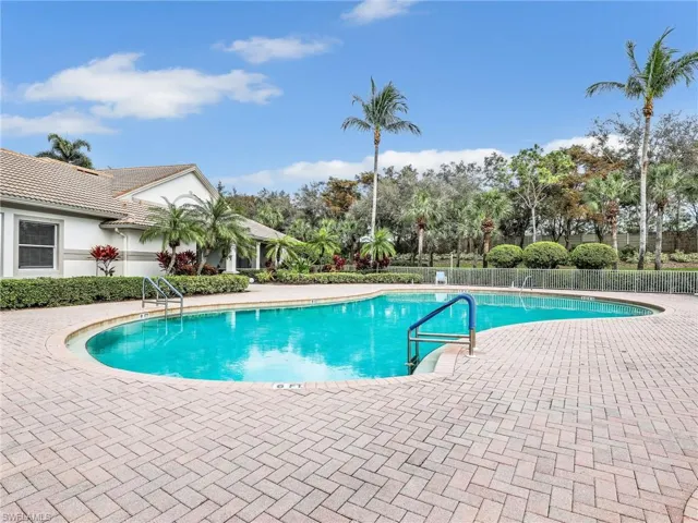 View of swimming pool featuring a patio.