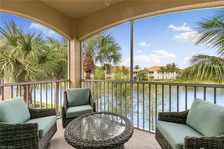 Enjoy sunsets & lake views from the large screened Lanai.