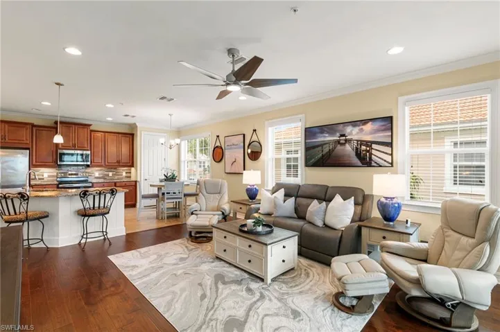 The Large Open Concept is flooded with natural light & perfect for entertaining!