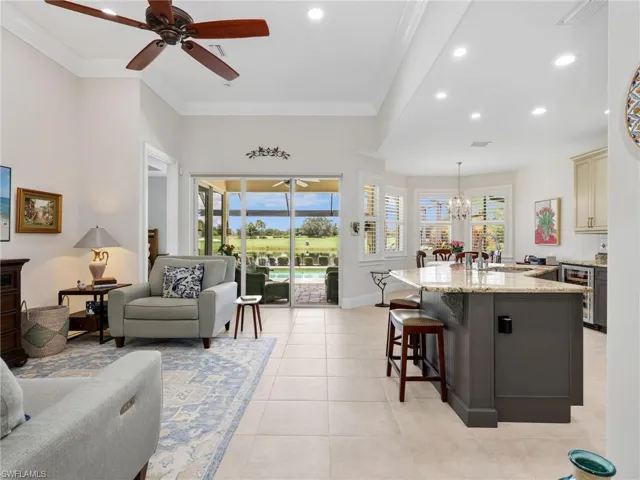 Great room perfect for entertaining