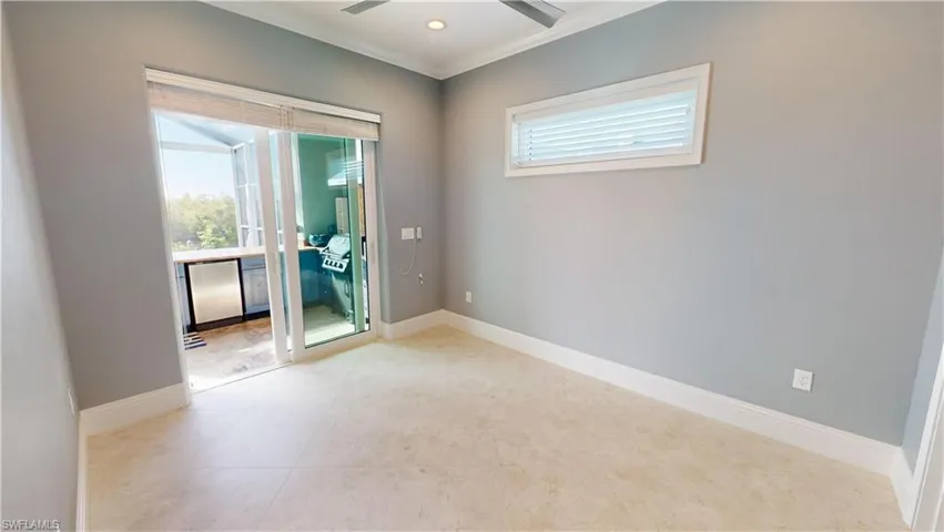 Rear Bedroom with pool access