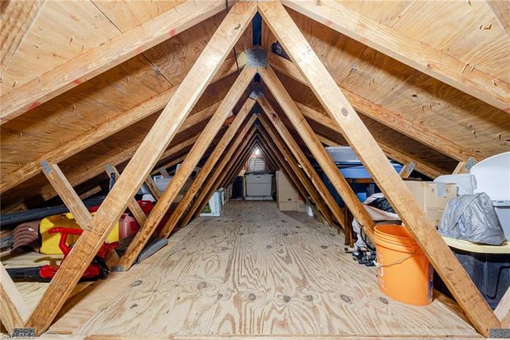 Even the attic is spotless!