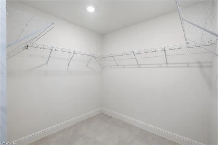 Primary walk-in closet