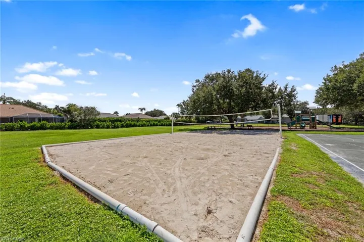 View of community with volleyball court