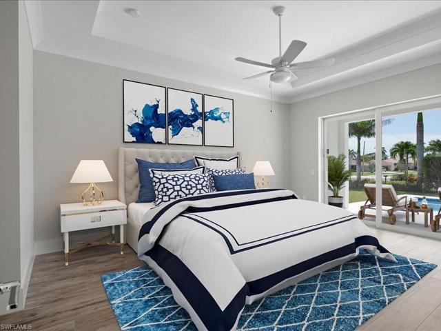 Master bedroom Staged furniture