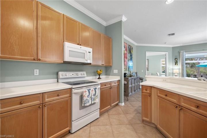 Kitchen with lanai view