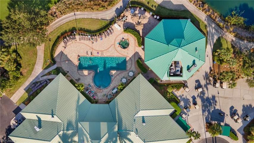 Ariel view of amenity center