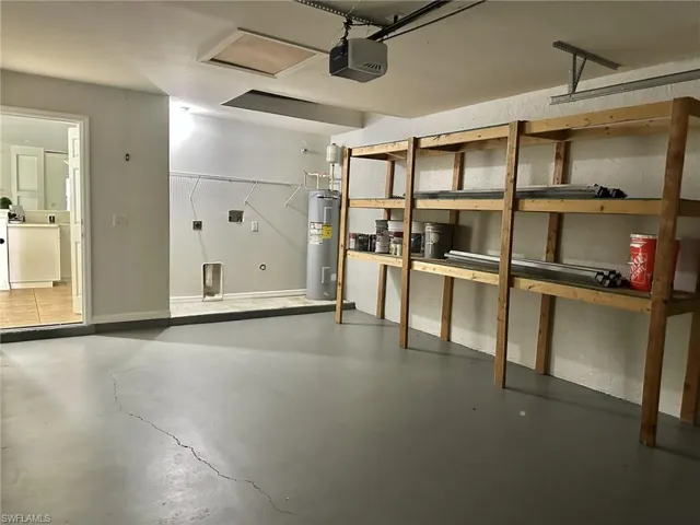 4317 One car garage, shelving and W-D hookup