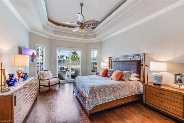 Master suite on first floor