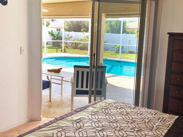 Master Bedroom Pool View