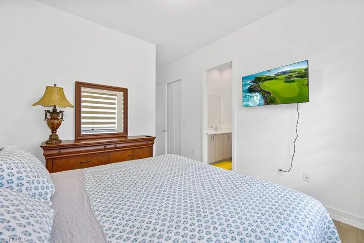 Bedroom with connected bathroom