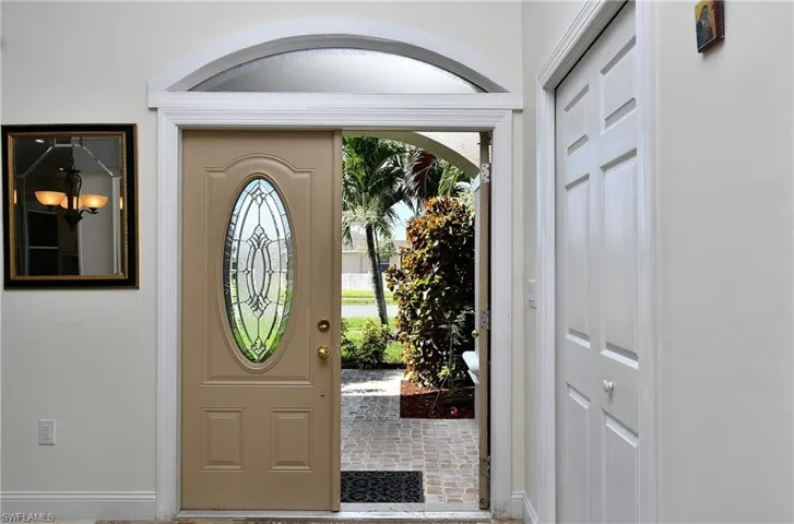 View of entrance foyer