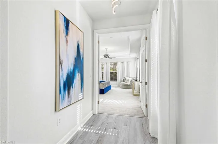 Double door entry to primary suite