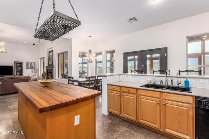 Kitchen Sink/Island View