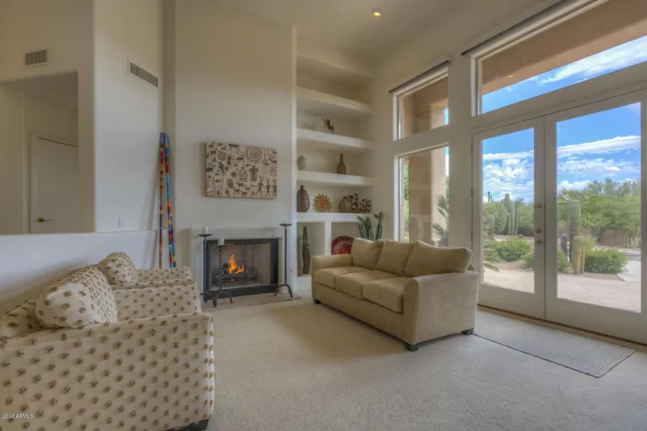 Fireplace at living room
