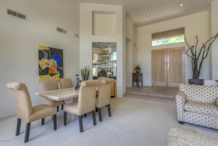 Front door-dining room