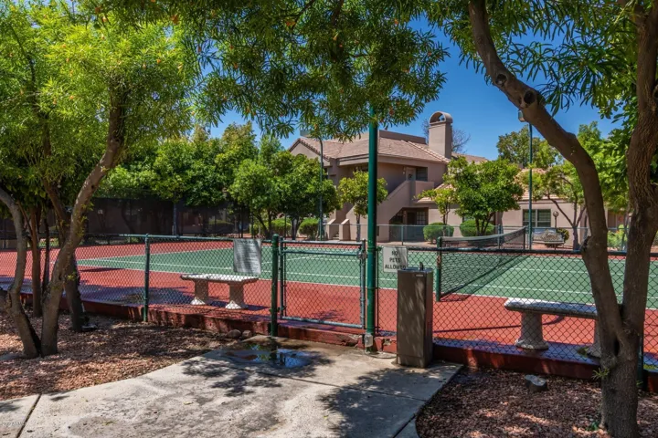 No more driving to find a great tennis court… this NEW resurfaced court is steps away from your condo! Enjoy views of the players from your private patio.