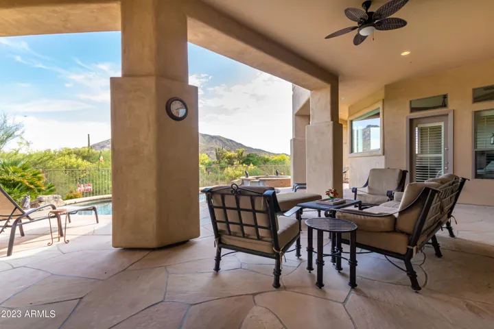 Covered patio
