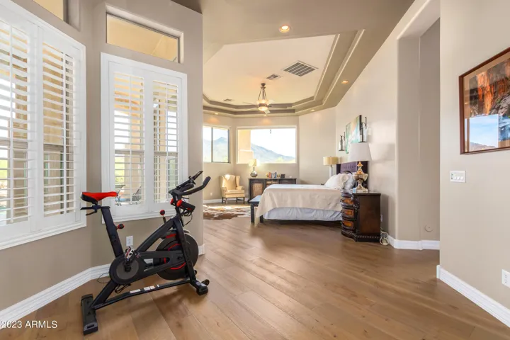 Master Bedroom and Exercise Bike