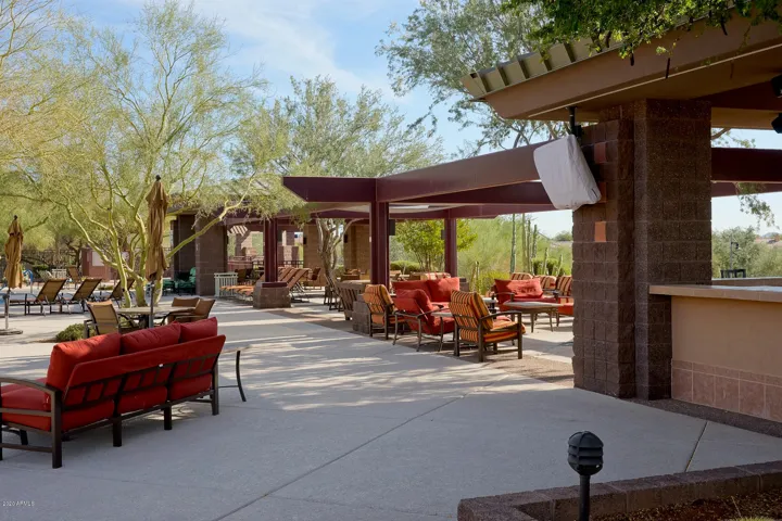 Seating Area at Persimmon Pool