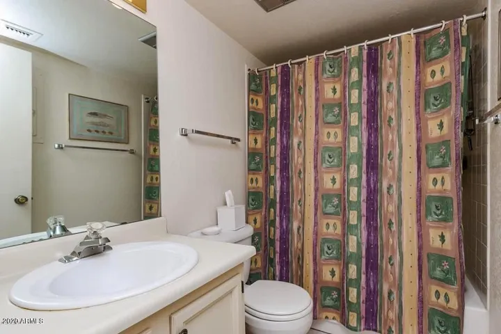 Main bath next to second master bedroom