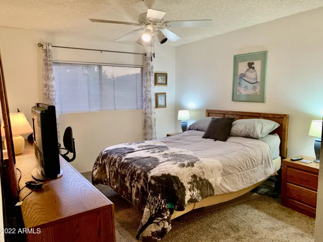 Prime bedroom with adjustable bed