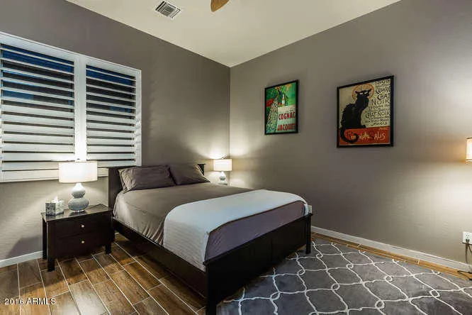 Third bedroom queen size bed
