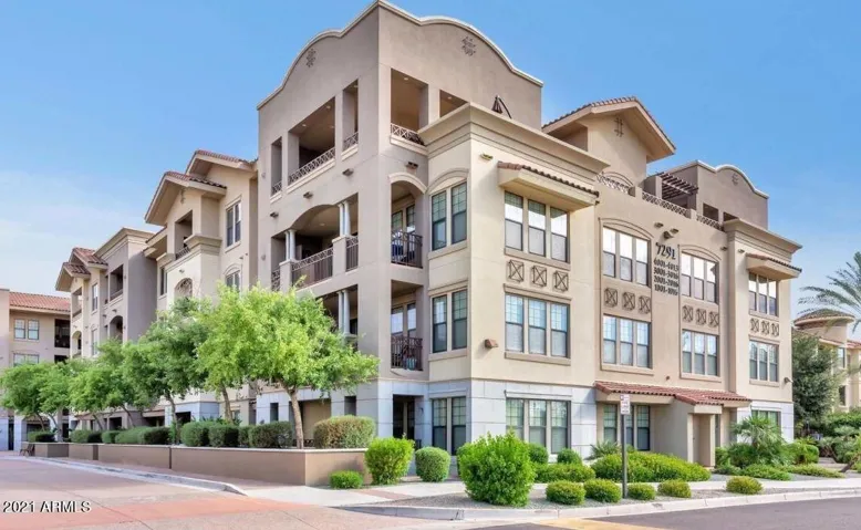 Gated Community in Paradise Valley unit is on the First floor, corner unit.