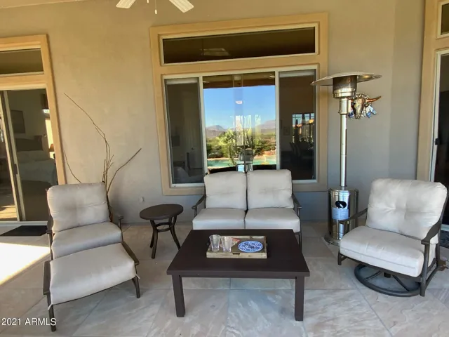 Large Covered Patio with Owner's Suite Access