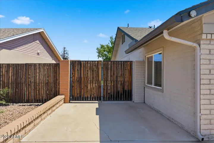 RV gate from front