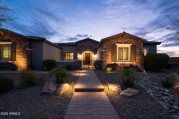 Front view twilight