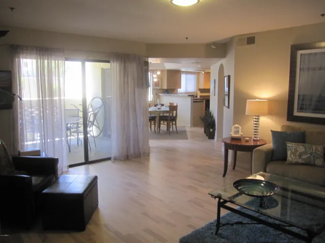 Spacious 1069 sf with beachy wood floors throughout!