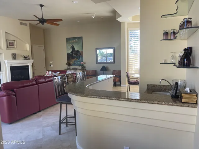 SHARED BY KITCHEN AND FAMILY ROOM