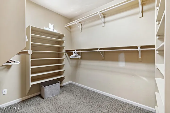 Master closet - Large walk-in closet