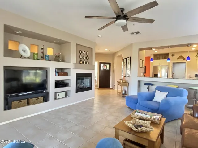 Spacious Great Room with Gas Fireplace!
