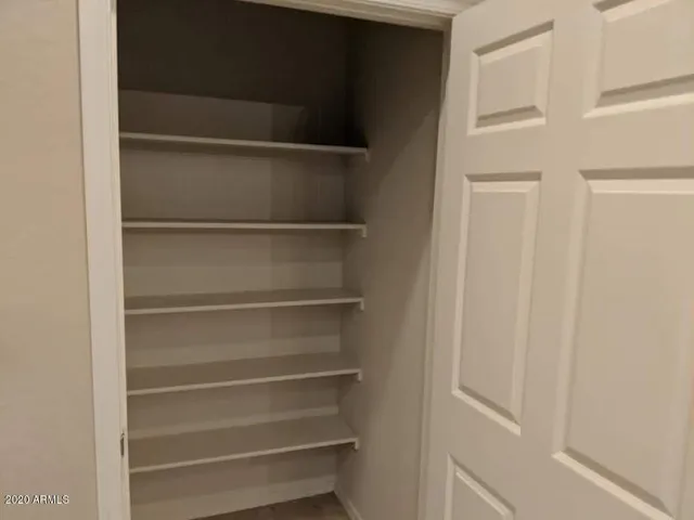 Large kitchen pantry storage!