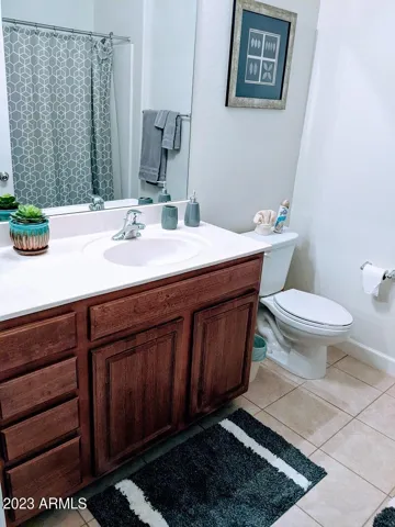 Private guest bathroom