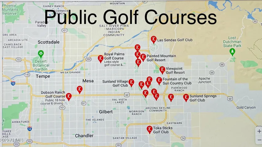 Area public golf courses!