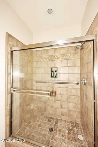 Shower only in this bathroom.