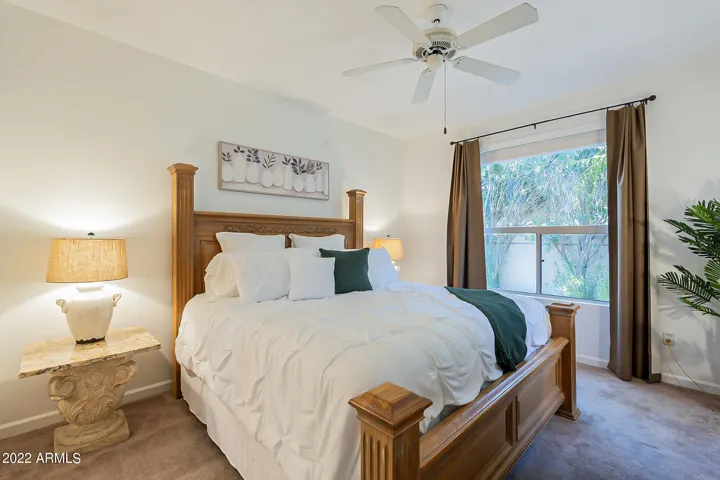 Split from the other 2 bedrooms. King Bed